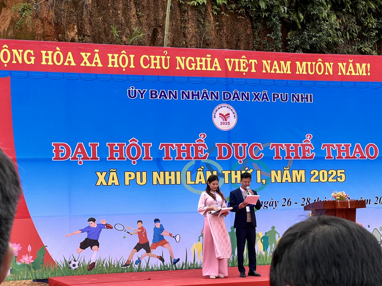 RỘN RÀNG KHÔNG KHÍ ĐẠI HỘI THỂ DỤC THỂ THAO XÃ PU NHI LẦN THỨ NHẤT NĂM 2025